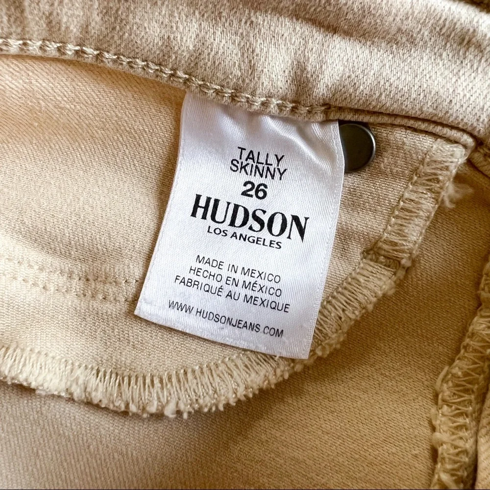 hudson | tally skinny crop fawn size 36 pants - Picture 7 of 7